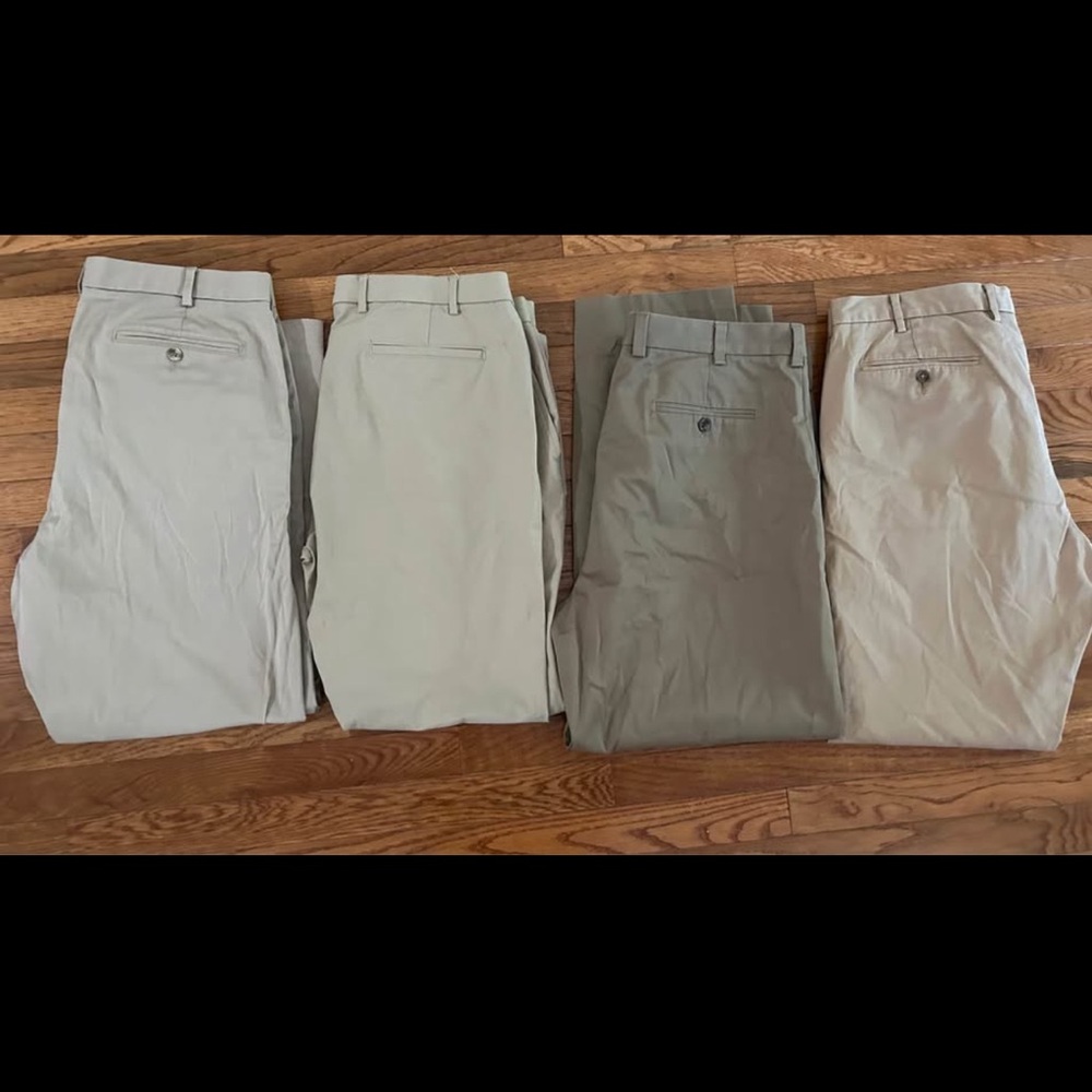 Like New!! Khaki Mens Pants LOT. NORDSTROM, Ralph Lauren, J. Crew, GAP 38x30 - Picture 9 of 9
